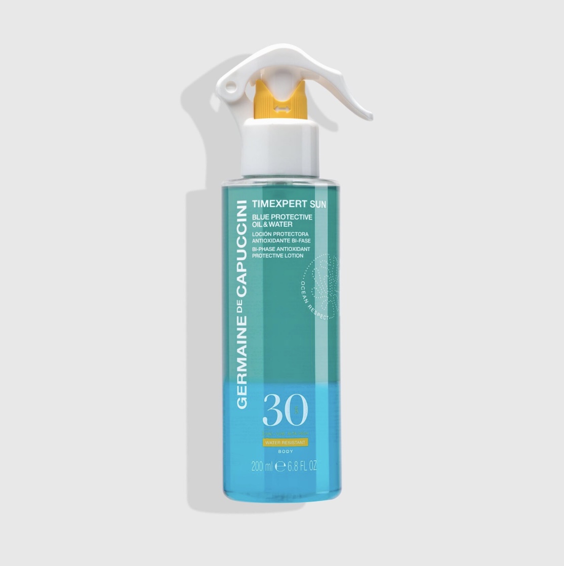 Лосьон солнцезащитный для тела SPF30 бифаза  - TimExpert Sun Blue Protective Oil & Water SPF30